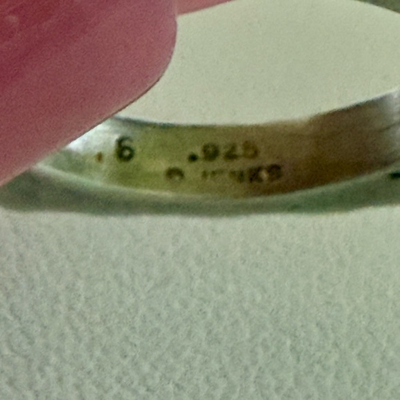 RARE! Vintage Lisa Jenks Sterling Silver Stackable Ring - Size 5.75 - Picture 4 of 4